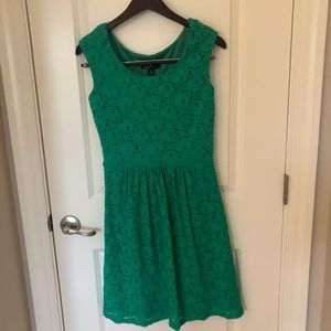 Green Lacy Spring Dress